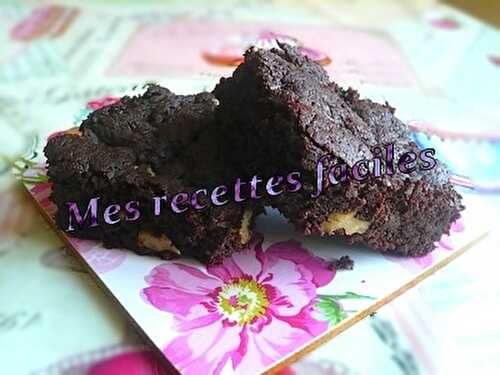 Recette brownie chocolat et noix facile et rapide