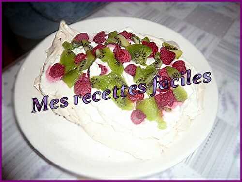 Recette de la pavlova