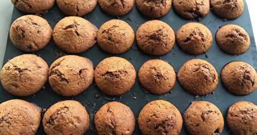 Mini muffins au chocolat