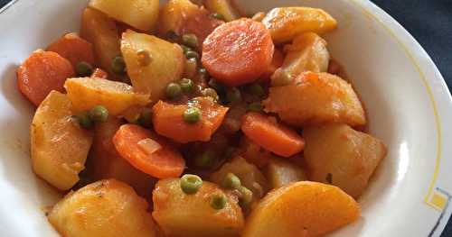 Ragout végétarien pomme de terre carotte