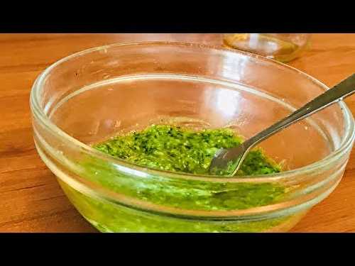 Recette Pesto Facile Sans Pignons de Pin