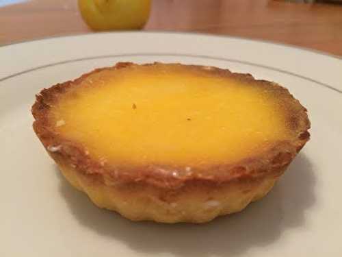 Tartelettes au Citron Non meringuée