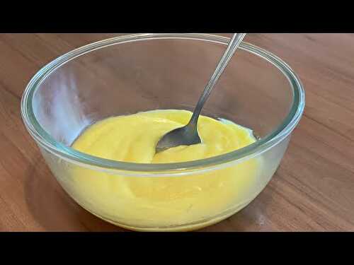 Crème Citron Maison