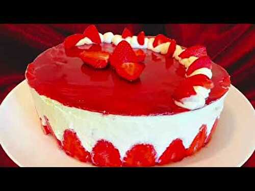 Recette Fraisier sans cuisson 