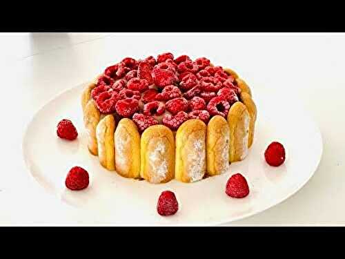 Charlotte Framboises, Dessert Rapide