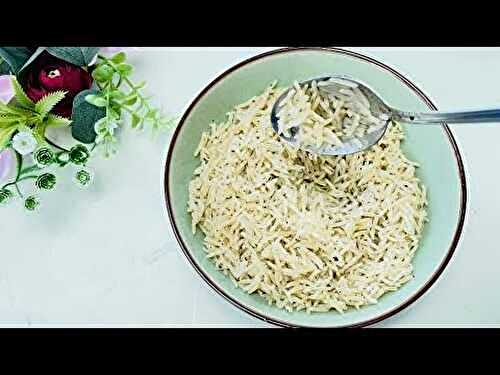Riz Basmati : Pourquoi je rince mon riz APRÈS 7 minutes de cuisson ?