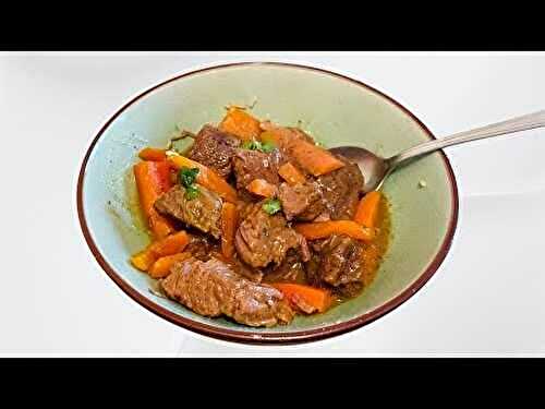 Recette facile : Boeuf Bourguignon fondant à l'autocuiseur