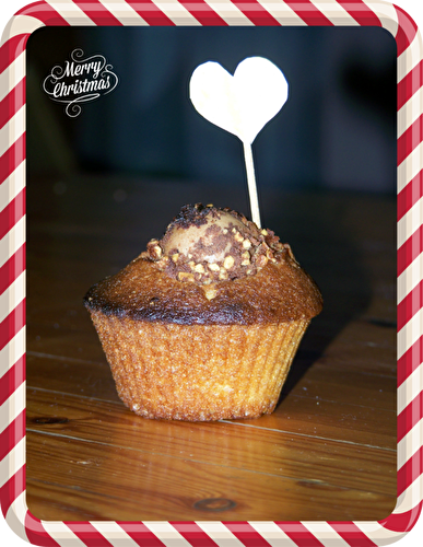 Muffins au coeur Ferrero Rocher