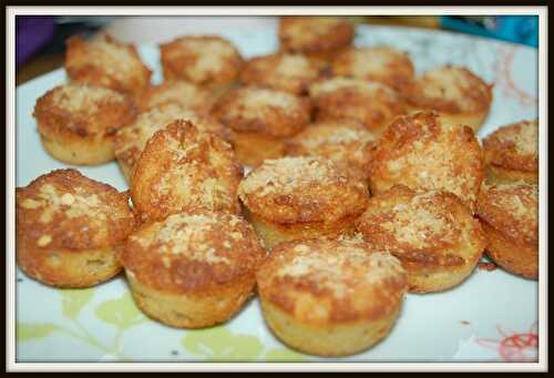 Petits bouchons noix de pécan et parmesan