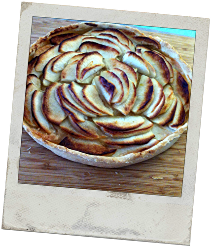 Tarte express aux pommes et figues