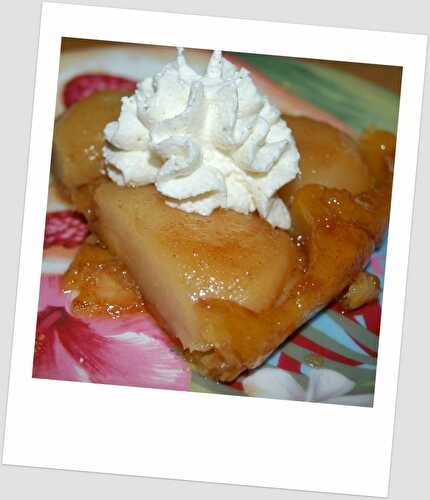 Tarte tatin aux poires