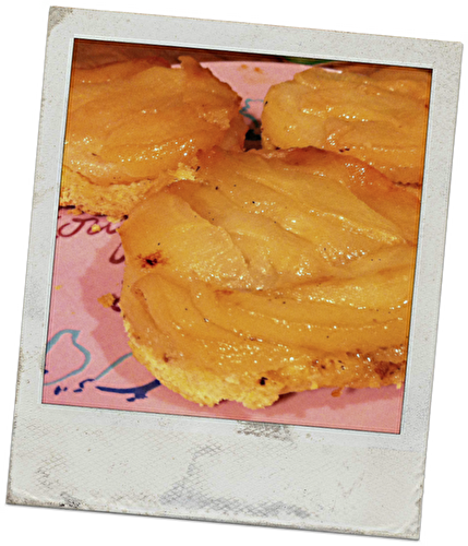 Petites tatins de poires à la fève tonka