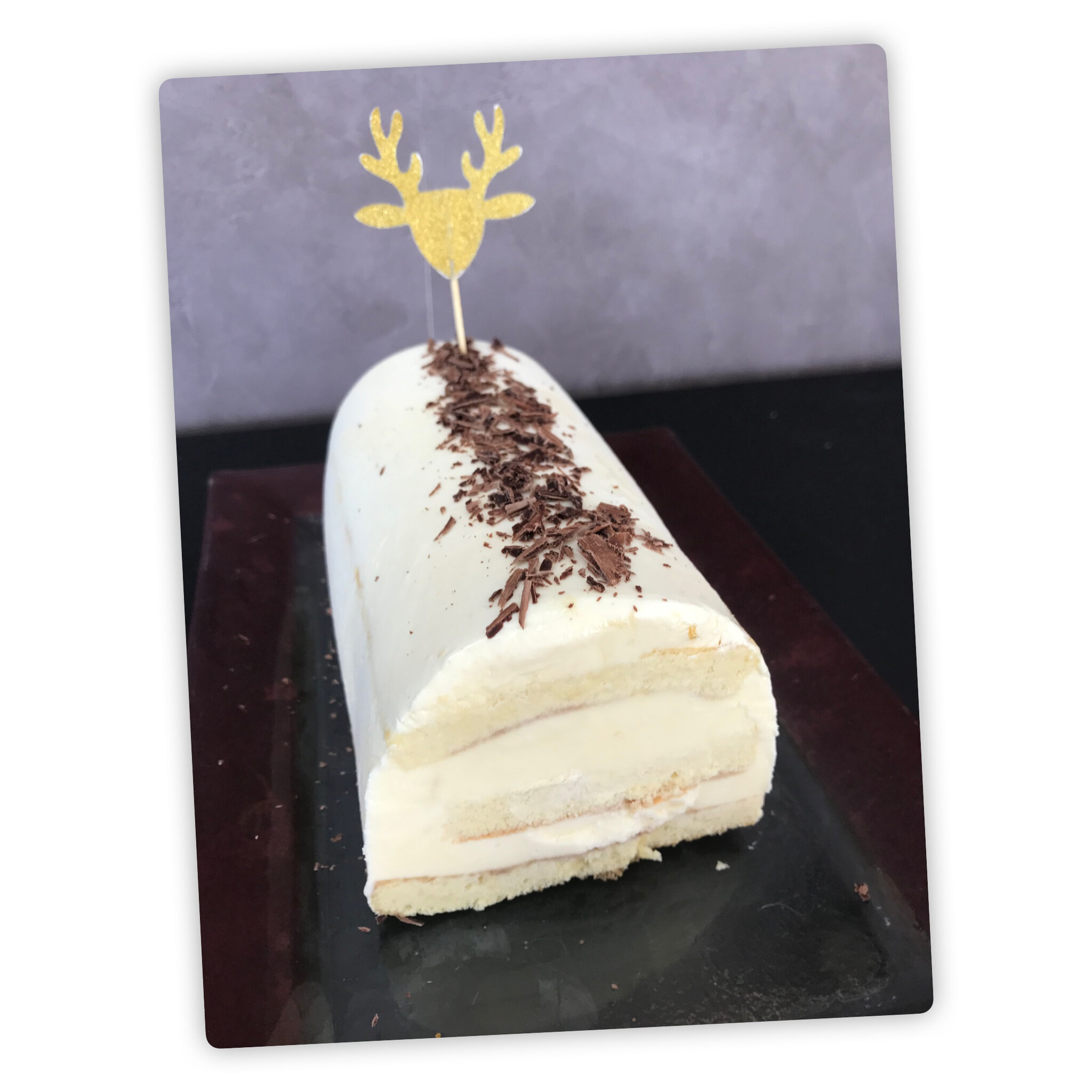 Retour sur Noël...Bûche Tiramisu