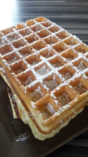 GAUFRES COMME A LA FÊTE  FORAINE sucrées