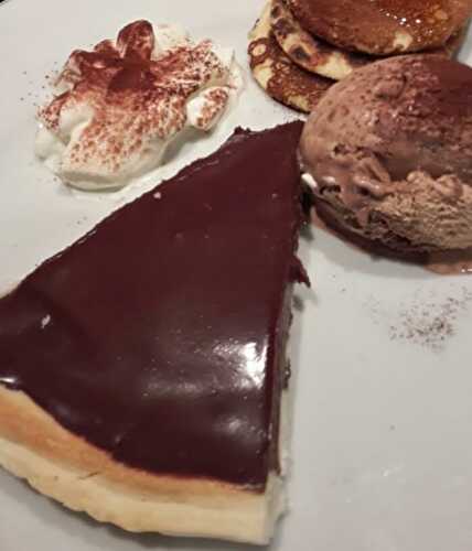 Tarte au chocolat noir, pour les choco addict