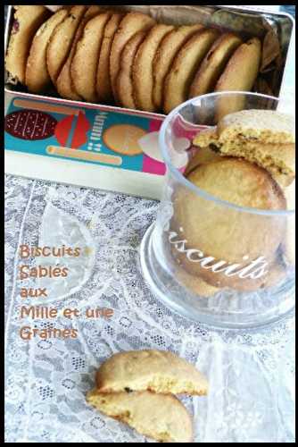 Biscuits Sablés aux Mille et une Graines
