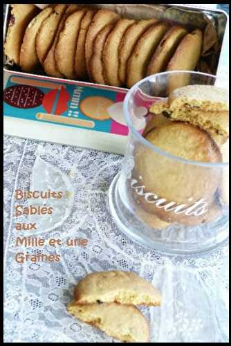 Biscuits Sablés aux Mille et une Graines