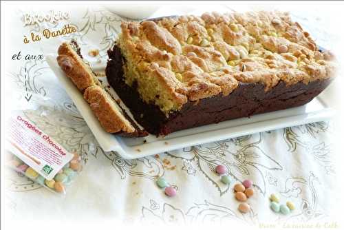 Brookie au Danette Chocolat ( et petits dragées )