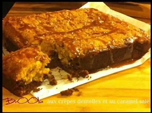 BrOOkie aux crêpes dentelles et au caramel salé