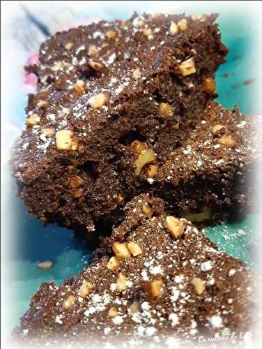 Brownie aux Noix et noisettes concassées