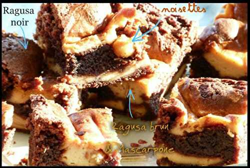 " Miam " Brownie Marbré aux 2 chocolats .. -  "MIAM" La cuisine de Cath 