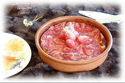 Clafoutis aux Fraises ( sans beurre )