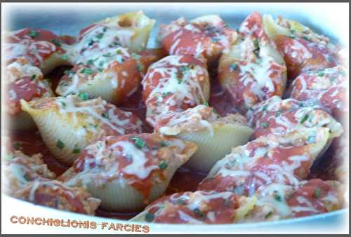 Conchiglioni farcies