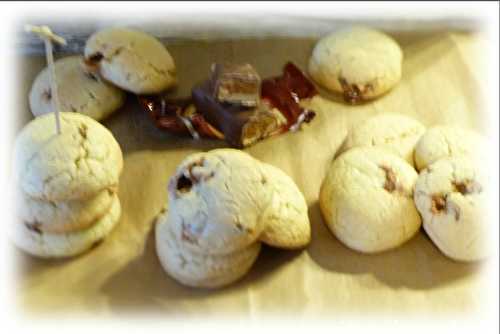 Cookies aux barres chocolatées aux noisettes