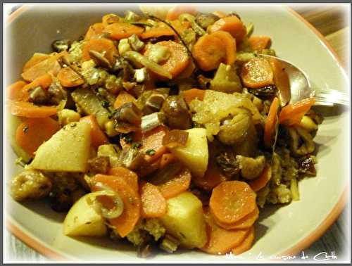 Couscous de Quinoa aux légumes d'hiver