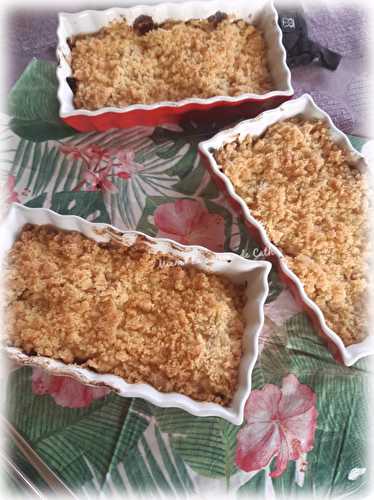 Crumble de Nectarine