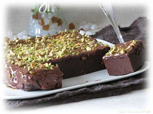  " Miam " Gâteau au chocolat - mascarpone et pistaches -  "MIAM" La cuisine de Cath 