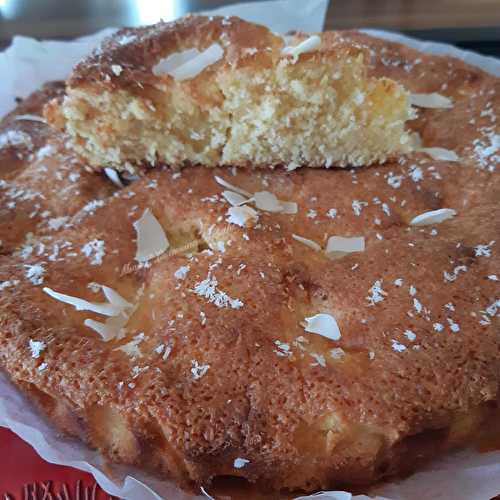 Gâteau Congolais noix de Coco et ananas