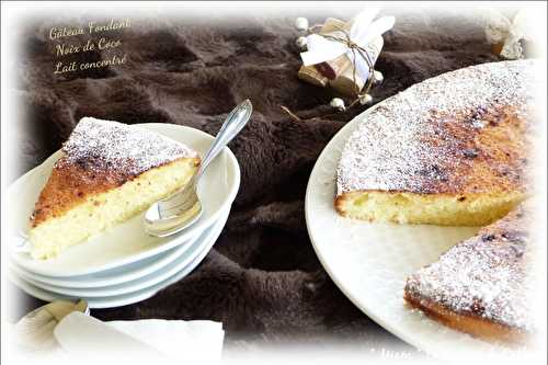 Gâteau Fondant Noix de Coco et Lait concentré