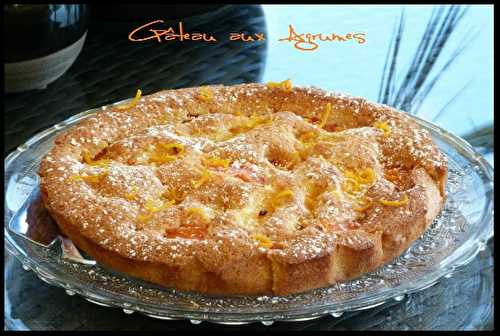 Gâteau moelleux aux agrumes