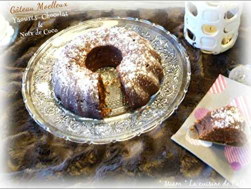 Gâteau Moelleux -Yaourt,chocolat et noix de coco