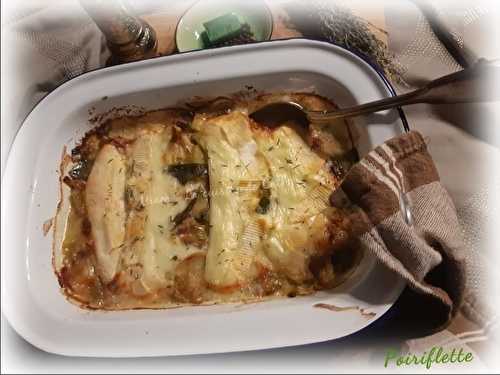 La Poiriflette { Tartiflette aux Poireaux }