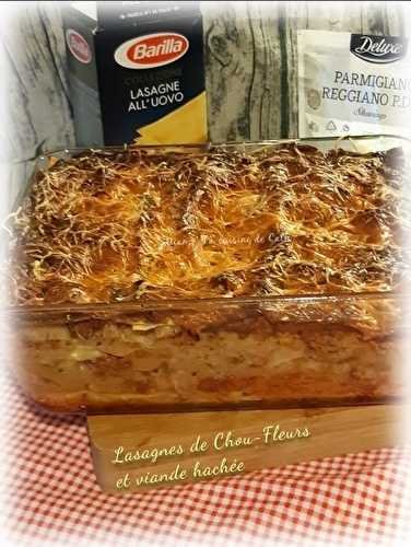  " Miam " Lasagnes au Chou-Fleur -  "MIAM" La cuisine de Cath 