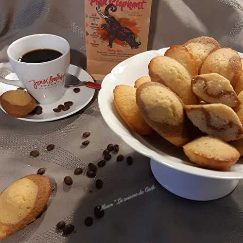 Madeleines marbrés au Café ( Pink Élephant )