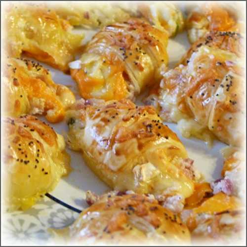 Minis croissants aux 5 fromages