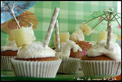 Muffins à la Piña colada