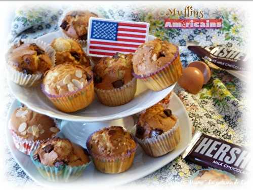  " Miam " Muffins américains { au chocolat Hershey's } -  "MIAM" La cuisine de Cath 