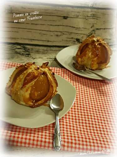 Pommes en croûte au cœur Framboise