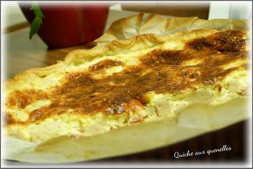 Quiche aux quenelles