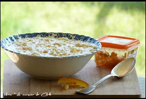 Riz au Lait aux oranges confites