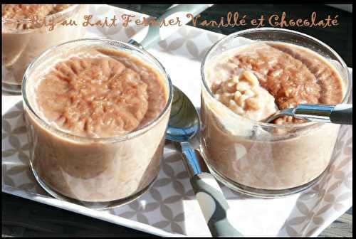 Riz au Lait vanillé et ChocOlaté au Lait fermier