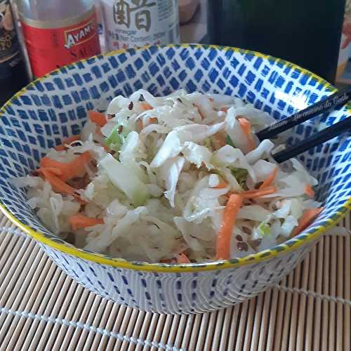 salade de Chou vert façon japonaise