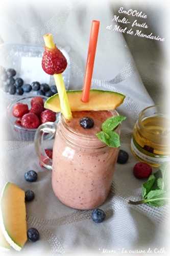 SmOOthie multi fruits et au miel de Mandarine