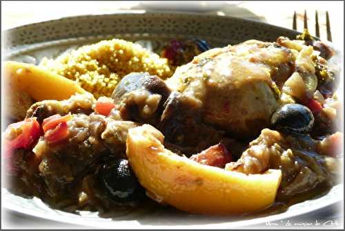 Tajine de Poulet aux Aubergines