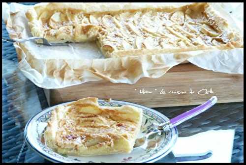 Tarte aux Pommes Normande au caramel