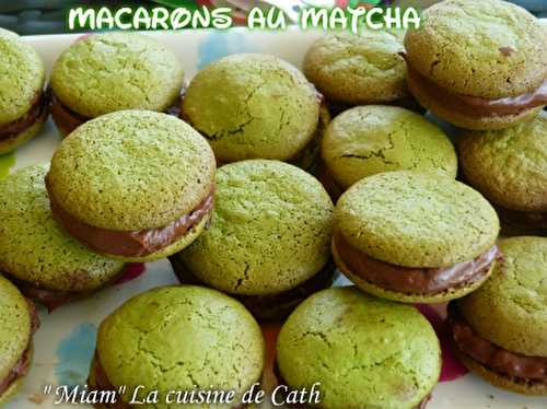 Biscuits façon Macaron au Matcha
